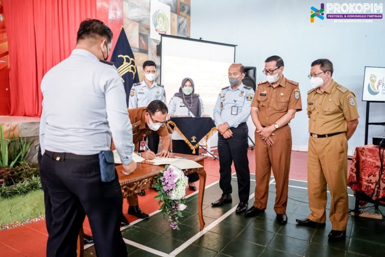 Bangun Sinergitas, 14 OPD Pemkab Ciamis Tandatangani Nota Kesepakatan dan Renja Lapas Kelas IIB Ciamis
