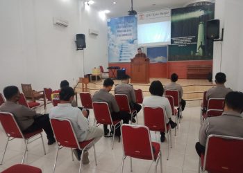 Polres Banjar Gelar Binrohtal Bagi Personel Muslim dan Nasrani
