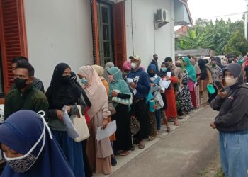 PT. Pos Indonesia Kancab Banjar Layani 54. 600 Lebih KPM Program Sembako