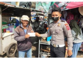 Satlantas Polres Ciamis Laksanakan Sosialisasi Dan Edukasi Protokol Kesehatan