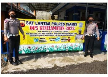 Satlantas Polres Ciamis Laksanakan Operasi Keselamatan Lodaya 2022
