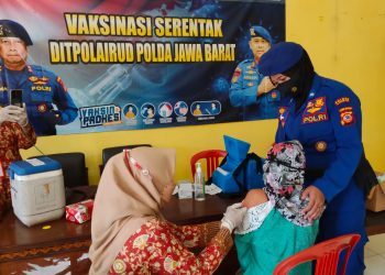 Sat Pol Airud Polres Ciamis Buka Gerai Vaksinasi Presisi Wilayah Pangandaran
