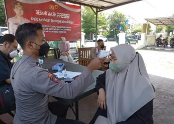 Polres Ciamis Polda Jabar Terus Dukung Percepatan Vaksinasi di Klinik Pratama