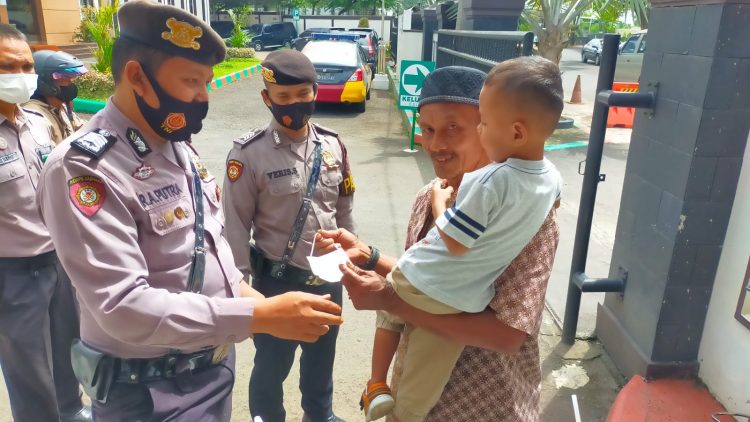 Salah Satu Upaya Polres Ciamis Untuk Cegah Covid 19, Terus Gelar Ops Yustisi Disiplin Prokes