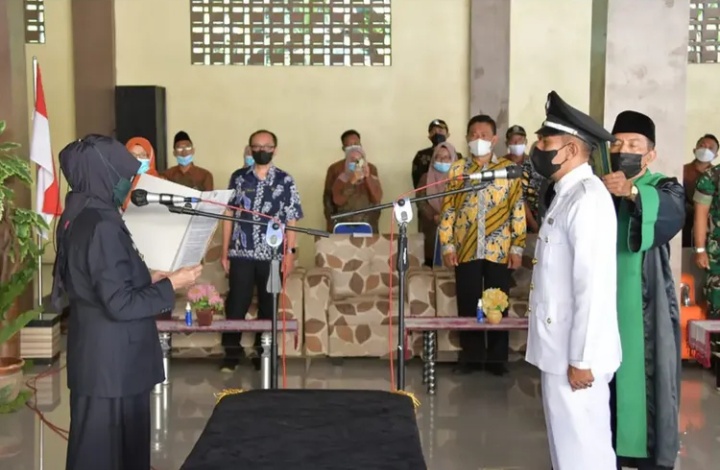 Asep Hendra, Penjabat Kepala Desa Karyamukti Kota Banjar Resmi Dilantik