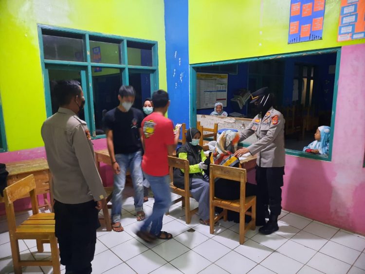 Kepolisian Resor Ciamis Polda Jabar Lakukan Monitoring Vaksinasi Percepatan Herd Immunity