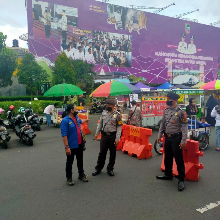 Polres Ciamis Siagakan Sejumlah Personel Lakukan Pemantauan Ngabuburit