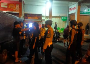 Personel Polres Ciamis Polres Jabar Gelar Patroli Pengamanan Antisipasi Rawan Tindakan Geng Motor
