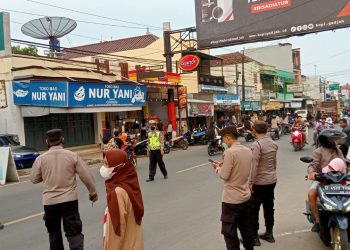 Personel Polsek Banjarsari Giat Patroli Pengamanan Operasi Ketupat Lodaya 2022