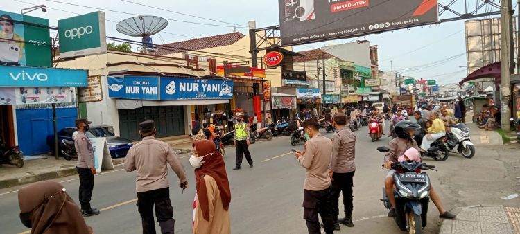 Personel Polsek Banjarsari Giat Patroli Pengamanan Operasi Ketupat Lodaya 2022