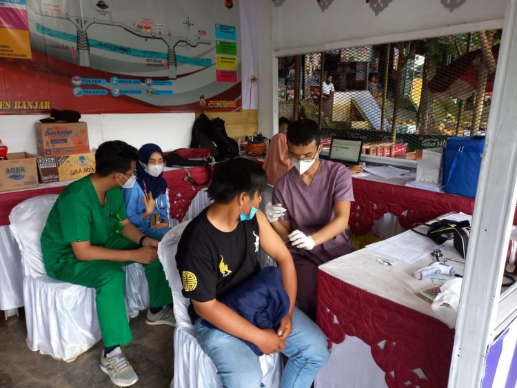Pos Pam dan Pos Yan di Kota Banjar Menyiapkan Gerai Vaksinasi