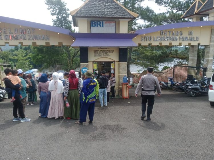 Kepolisian Resor Ciamis Poda Jabar Lakukan Patroli di Obwis Situ Lengkong Panjalu