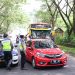 Tim Urai Kemacetan Satlantas Polres Ciamis Atur Lalin Dikawasan Tanjakan Batununggul Cisaga