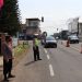 Personel Pos Pam Sindangkasih Polres Ciamis Giat Pengaturan Arus Lalin Simpang Tiga Sindangkasih