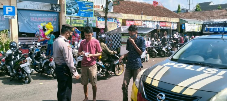 Kepolisian Resor Ciamis Polda Jabar Terus Berupaya Cegah Penyebaran Virus Covid 19 Dan Gelar Ops Yustisi Prokes