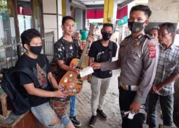 Guna Antisipasi Lonjakan Covid 19 Pasca Libur, Polres Ciamiis Masifkan Himbauan Prokes