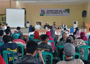Bantuan Rumah tidak layak huni (Rutilahu) Provinsi Jawa Barat tahun 2022 di Aula Desa Jajawar