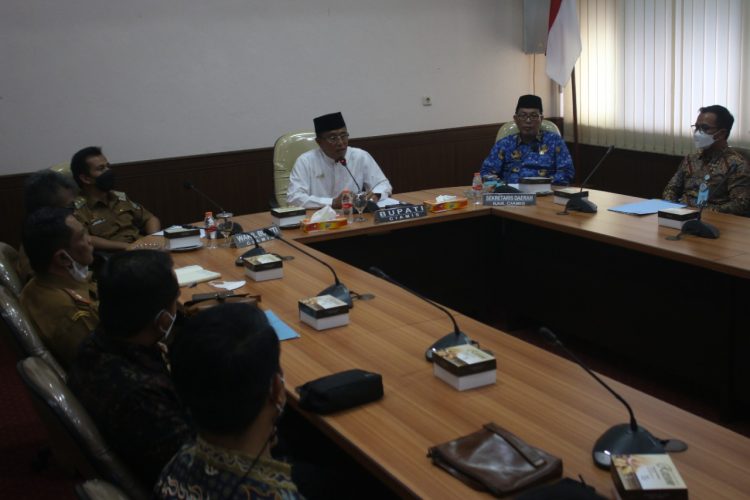 Tingkatkan Sinergitas, Bupati Herdiat Terima Kunjungan Pimpinan Perbankan Ciamis