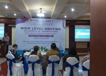 Sekda Ciamis Hadiri Acara High Level Meeting Bersama Bank Indonesia