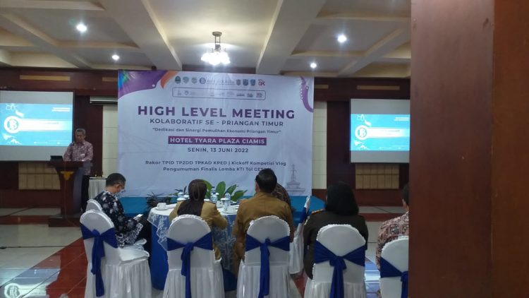 Sekda Ciamis Hadiri Acara High Level Meeting Bersama Bank Indonesia