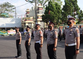 Momen Di Hari Bhayangkara Ke 76 Polres Ciamis Gelar Upacara Korps Kenaikan Pangkat