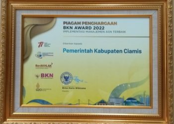 Pemkab Ciamis Sukses Raih BKN Award Tahun 2022