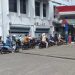 Polsek Banjar Polres Banjar Giat Pemantauan Situasi SPBU Pasca Kenaikan Harga BBM