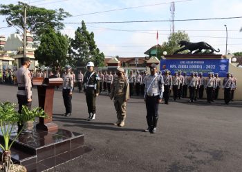 Polres Ciamis Polda Jabar Giat Apel Pasukan Untuk Gelar Operasi Zebra Lodaya 2022 Gabungan