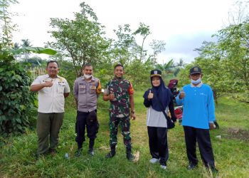 Polsek Langensari Polres Kota Banjar Hadiri Panen Raya Jagung Hibrida Dusun Sukahurip