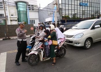 Dalam Rangka Ops Keselamatan Lodaya 2023, Sat Lantas Polres Banjar Imbau Masyarakat Disiplin dalam Mematuhi Peraturan Lalu Lintas