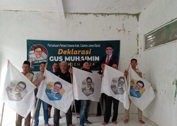 Deklarasi Dukungan untuk Gus Muhaimin Maju sebagai Calon presiden 2024 dari Petani Utama Kabupaten Ciamis.
