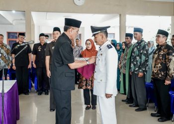 Bupati Ciamis Lantik Kades PAW Desa Sindang Asih Kecamatan Banjarsari