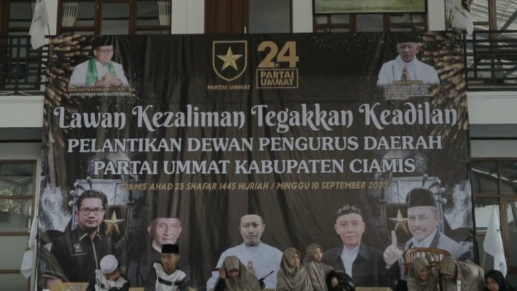 DPW Partai Ummat Jabar Lantik DPD Kabupaten Ciamis