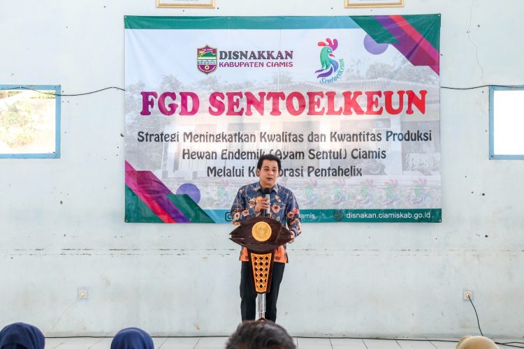 Wabup Ciamis Harapkan Ayam Sentul Dapat Menjadi Primadona di Kabupaten Ciamis
