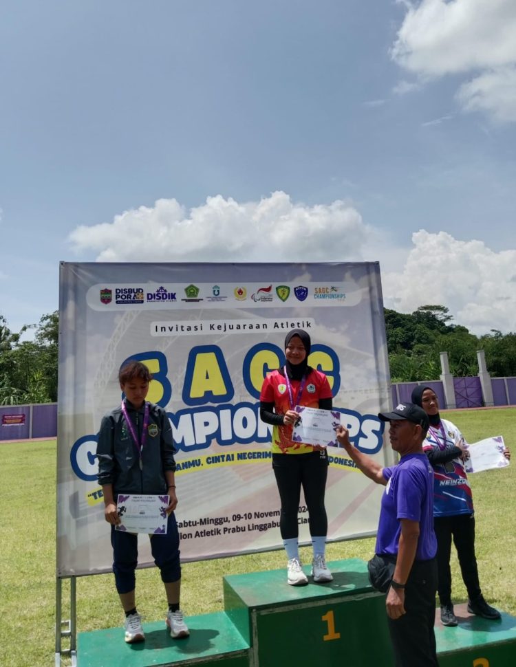 Tiga Medali Kejuaraan Atletik Sukses Diboyong Siswa MAN 2 Ciamis Dalam Acara SAGC championships 2024