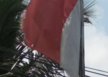 Diduga Tidak Hargai Para Pejuang Lurah Bantarsari Biarkan Bendera Merah Putih Lusuh dan Sobek  Berkibar Ditiang.