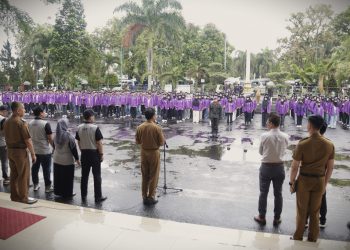 Sebanyak 953 Mahasiswa Unigal Resmi Dilepas Oleh Bupati Ciamis Ikuti KKN