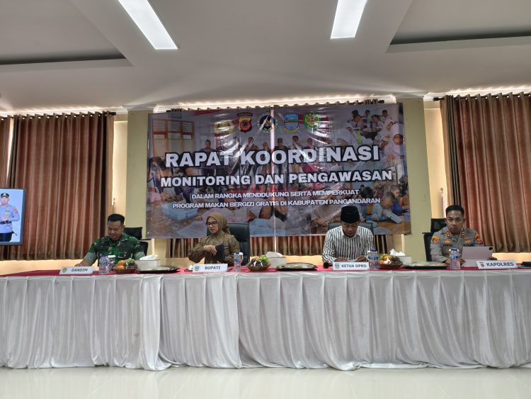 Cegah Kasus Keracunan, Kapolres Pangandaran Inisiasi Rapat Koordinasi Terkait Program MBG