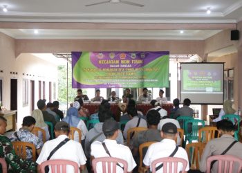 Satgas TMMD Kodim 0613/Ciamis Gelar Penyuluhan Hukum dan Kamtibmas di Desa Sukamulya