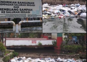 “Miris..!! Sampah Menumpuk Sumbat Saluran Air Kini Warga Sentil Keras Pemkot Tasikmalaya “Mana Aksi Nyata ‘ nya ??