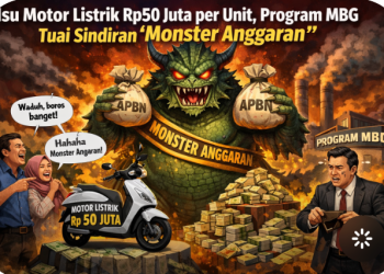” Obrolan di Warung Kopi” Isu Motor Listrik Rp50 Juta per Unit, Program MBG Tuai Sindiran ‘Monster Anggaran’”