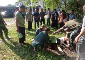 Semangat Berbagi di Hari Raya, Kodim 0625/Pangandaran Laksanakan Kurban