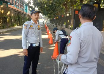UPTD Parkir Kota Tasikmalaya Tertibkan Parkir di Jalur Pendopo, Fokus Jaga Kelancaran Lalu Lintas