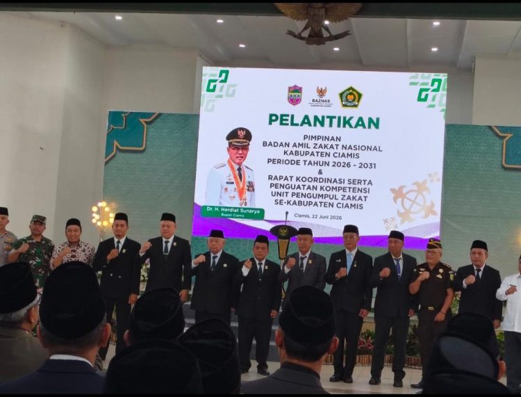 Bupati Ciamis Tekankan Transparansi dan Akuntabilitas Saat Lantik Pengurus BAZNAS 2026–2031