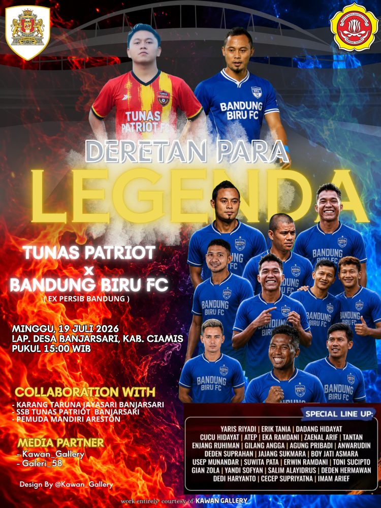 Eks Persib Bandung Siap Obati Rindu Bobotoh di Banjarsari, SSB Tunas Patriot Gelar Friendly Match 19 Juli