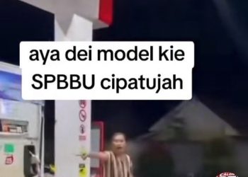 Viral Wanita Ngamuk di SPBU Cipatujah, Diduga Kesal Tak Kebagian Pengisian Saat Hendak Antar Anak Sakit