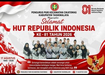 PGRI Cikatomas Tegaskan Makna Kemerdekaan melalui Pengabdian di Dunia Pendidikan