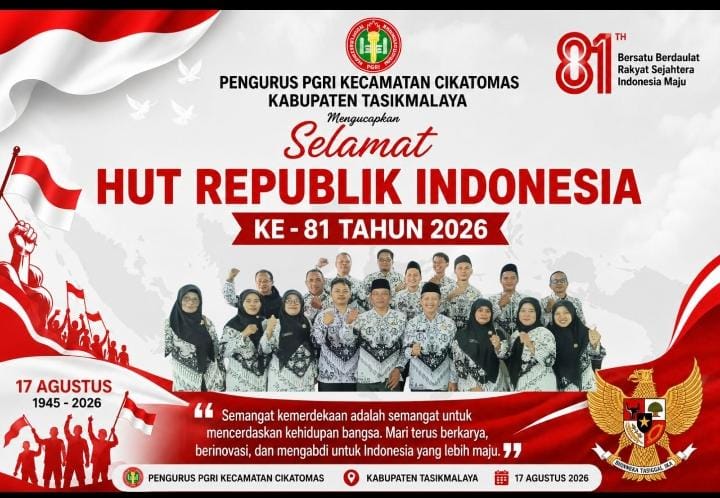 PGRI Cikatomas Tegaskan Makna Kemerdekaan melalui Pengabdian di Dunia Pendidikan