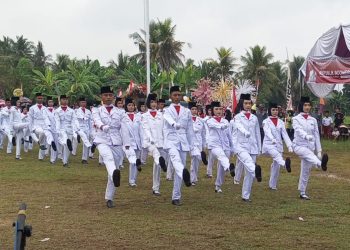 Desa Puloerang Gelar Upacara HUT ke-81 Kemerdekaan RI, Warga Tampil Kompak dan Meriah