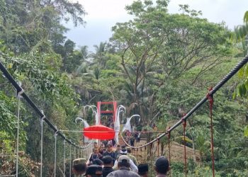 Jembatan Gantung Pongpet Anjlok Saat Rombongan Pejabat Melintas, Aparat Pastikan Tidak Ada Korban Jiwa